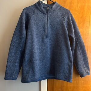 Women’s Blue Half-Zip Sweater